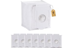 ‎NIXOOT 8 Stück VCA-ADB90 Staubbeutel für Samsung VCA-SAE903 / VCA-SAE904 Clean Station, Automatische Entleerung Beutel Kompatibel Mit Samsung Jet 90 75 70 60 Series Akku Handstaubsauger Dustbin