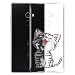 Produktbild Hülle für Xiaomi Mi Mix 2 (Nicht zutreffend für Xiaomi Mi Mix 6.4") , IJIA Transparente Nette Katze TPU Weich Silikon Stoßkasten Cover Handyhülle Schutzhülle Schale Case Tasche für Xiaomi Mi Mix 2 (5.99") (WM104)