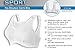 Glamorise Women's 1066 No Bounce Full Support Sport Bra, Malibu Blue, 38C