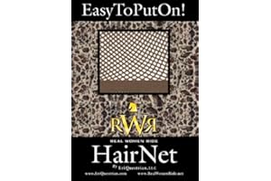 RWR REAL WOMEN RIDE BY ERI QUESTRIAN RWR No Knot Equestrian Hair Net (Medium Brown)
