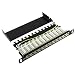 Produktbild Ligawo 1020405 Patchpanel Cat.5e 12x RJ45 LSA 25,4cm/ 10Zoll schwarz 0,5 HE
