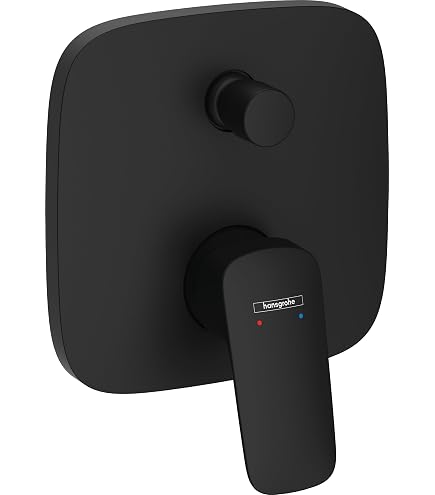 RP61058-BL Ersatz-Duscharm Und Flansch, 15,2 Cm, Mattschwarz – Für Deckenmontage, Kompatibel Mit American Standard