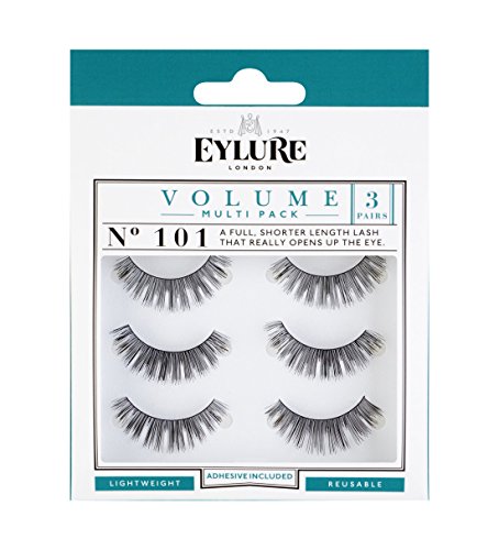 Eylure Strip Lashes No.101 (Volume) Multipack Pk Of 3