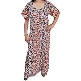 Indiatrendzs Women Nighty Cotton Printed Nightwear (Chest 42)