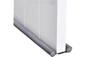 Kepfire Under Door Draft Blocker Guard Home Wind Soundproof Dust Proof Seal Strip Stopper Doors Bottom Window Plinth Sealing Draught Excluder - Gray
