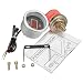 Produktbild mark8shop 52 mm rot Digital Öl Manometer Bar Display mit Sensor-Montageset