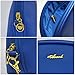 Arvok Cosmetic Pouch Makeup Beauty Case Purse Toiletry Bag PU Leather Portable Handy Travel Accessory Storage Organizer for Women Skincare, Royal blue