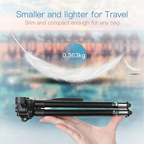 Fotopro 39.5 Pollici Treppiede di Cellulare Treppiede di Fotocamera in Alluminio Supporto di Fotocamera Portabile con Telecomando Bluetooth e Clip da Montare Smartphone per Riprese in Esterno, Viaggio o Creazione di Youtube Video, ecc (Argento)