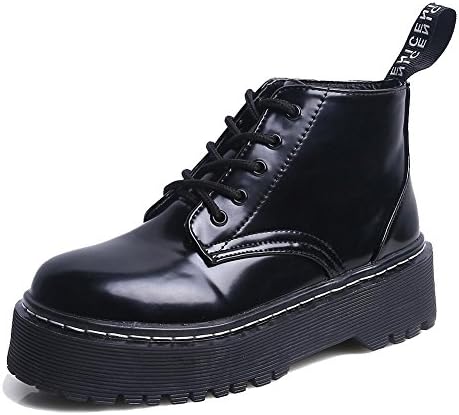 Martens Boots Fashion Women-Adult HD-C86A Retro Shoes,GJDE , black [cashmere] , 40