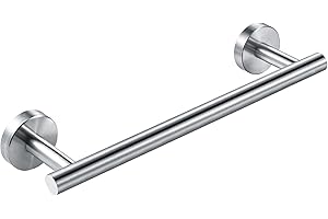 YUET 12" moderno Bagno Portasciugamani Porta Salviette, SUS304 Acciaio Inossidabile, montaggio a parete, Finitura spazzolata 30cm