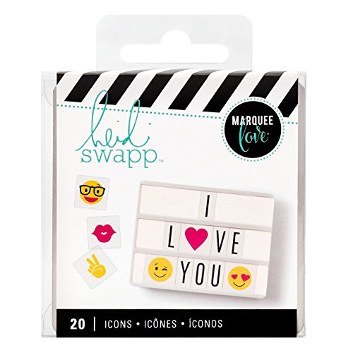 Heidi Swapp Lightbox Inserts 20/Pkg-Emoji Icons