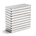 Produktbild SolPortalHome Super Stark Kräftig Neodym Viereckig Ziegel Magnete 20 x 10 x 2 mm 10 Stück Qualität N35 Silber