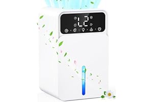 HONMICON Dehumidifiers for Home, 1500ML Small Bathroom Dehumidifier, Quiet Dehumidifier for Bedroom with Sleep Mode, Timer Automatic Shutoff & Automatic Defrost, Mini Electric Dehumidifiers for Drying Clothes