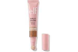 e.l.f. Halo Glow Highlight Beauty Wand, Liquid Highlighter Wand For Luminous, Glowing Skin, Buildable Formula, Vegan and Cruelty-free, Liquid Gold
