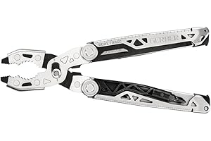 Gerber Narzędzie wielofunkcyjne z 12 funkcjami, Dual Force, Kabura w zestawie, Otwieranie jedną ręką i blokada ramy, Długość całkowita: 12 cm, 30-001613