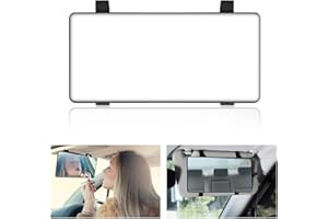 ADERTOS HD Vanity & Sun Visor Mirror, Universal for Car, Truck, SUV