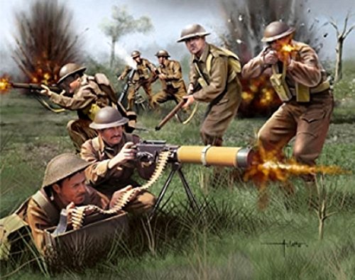 Preisvergleich Produktbild Revell Modellbausatz 02597 - Britische Infanterie, WWII im Maßstab 1:76