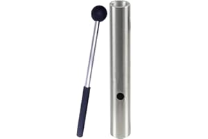 TUOREN Aluminum Wah Tube with Beater Mallet Wah Percussion Instrument Set Tuning Pipes Sound Set
