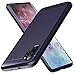 Produktbild Dotuo Samsung Galaxy Note 10+ Hülle, Samsung Galaxy Note 10+ Case Anti-Kratzen Schlagfesten Stoßstangen Carbon Silikon TPU Handyhülle Schutzhülle für Galaxy Note 10 Plus/Note 10+/5G-Blau