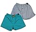Produktbild Schiesser UNCOVER by, Jungen Shorts, 2er Pack, Web-Boxershorts, black iris + black/white, 135437+134444, Größe:140