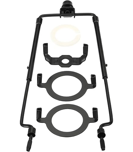 PATIKIL 8 9 10 11 lamp harp kit with end piece adjustable lampshade