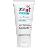 Sebamed Clear Face Care Gel 50 ml|pH 5.5 |Acne/ pimple prone skin|Hyaluronic acid & Aloe Vera|Water based Moisturiser | non s