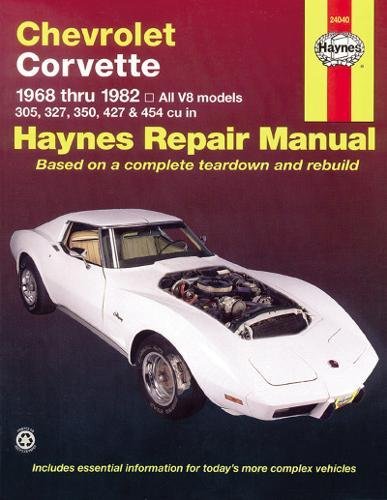 Télécharger Chevrolet Corvette, 1968-1982 Francais PDF
