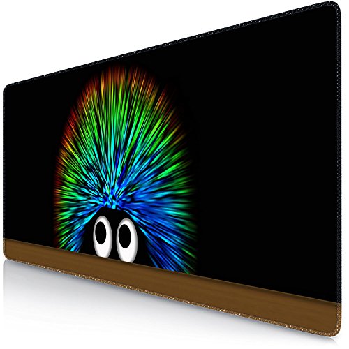 Preisvergleich Produktbild Sidorenko XXL Gaming Mauspad / 900 x 400mm / Mousepad / spezielle Oberfläche verbessert Geschwindigkeit und Präzision / Fransenfreie Ränder / Rutschfest / Schwarz