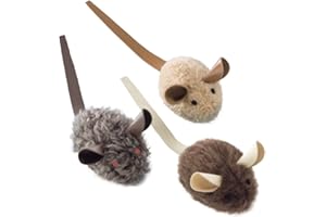 Nobby Souris en Peluche pour Chat 3 x 6 cm Taille S