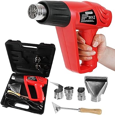 Monzana Décapeur thermique 2000 W avec accessoires et coffret