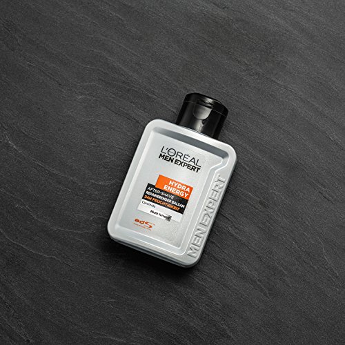 L’Oréal Men Expert Aftershave Balsam Hydra Energy reparierende After Shave Lotion pflegt nach der Rasur, 24h Anti-Austrocknung (dermatologich getestet, ohne Alkohol, schnell einziehend, fettet nicht) 1 x 100 ml - 4
