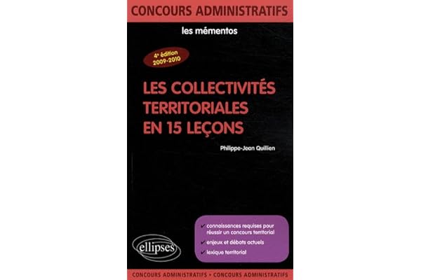 Les collectivités territoriales en 15 leçons