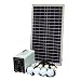 Produktbild 25 W Off-Grid Solar LED Beleuchtung mit 4 x 5 W, Solarpanel, Batterie und Kabel - komplett Solarbeleuchtung Kit für Schuppen, Garagen, Vorzelt, Ställe, Scheunenform, Autos oder Boot