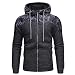 Produktbild Binggong Herren Hoodie Heißer Männer Sweatshirt Herbst Winter Mode Freizeit Reißverschluss Mit Kapuze Kapuzenpullover Langarm Jacke Pullover Outwear Tops