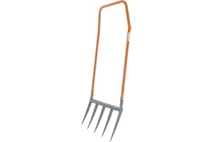 TERRADIX - Broadfork 5x300 - das Original - optimal zum Tiefenlockern und Aerifizieren - Grabegabel Spatengabel Forke - Arbeitsbreite 50cm - Zinkenlänge 30cm