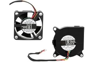 HYSIPRUI 2 pièces imprimante 3D extrudeuse ventilateur de refroidissement, y compris 24V 4020 ventilateur et 24V 3010 ventilateur de refroidissement avec terminal à 2 broches pour imprimante 3D K1 / K1 max