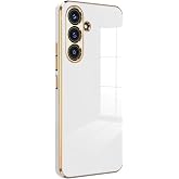 Microsonic Samsung Galaxy A55 Kılıf Olive Plated Beyaz [Galaxy A55 ile Uyumlu Kılıf - Beyaz]