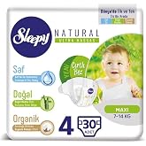 Sleepy Natural Bebek Bezi 4 Numara Maxi