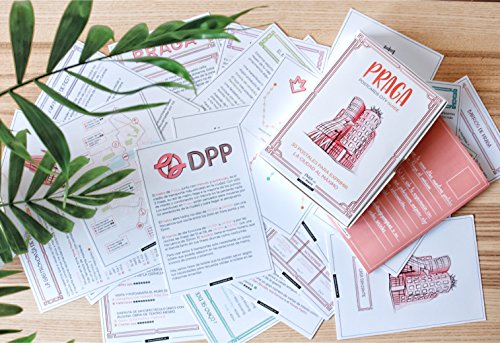 Enjoy Maps Postcard City Guide - Praga Postales, Cartón, Blanco, 20.5 x 14.5 x 1.5 cm, 30 Unidades