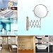 Anself 8 Inch 7X Magnification Wall Mounted Double Dual Sided Makeup Cosmetic Mirror