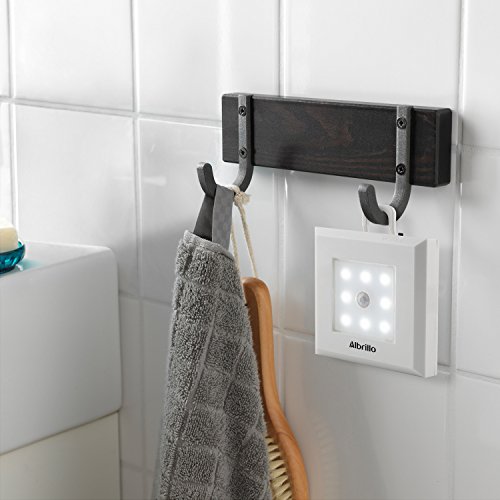 Albrillo Kabellos LED Nachtlicht mit Bewegungsmelder 8 LEDS Auto EIN/AUS - 7