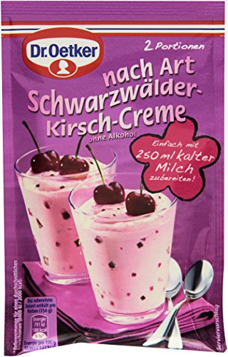 Preisvergleich Produktbild Dr. Oetker Schwarzwälder Kirsch-Creme Dessert, 59 g