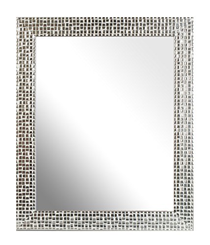 Inov8 MFES-MOSL-108 Traditional Spiegelglas-Rahmen, 25 x 20 cm, Packung mit 1, mosaic silber