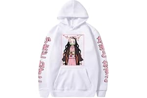 OLIPHEE Femmes Sweat à Capuche Anime Imprimé Sweatshirt Harajuku Streetwear Cosplay Costume
