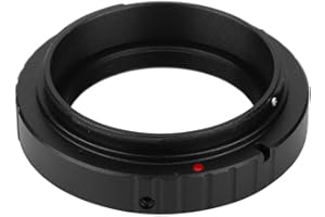 MUGAST Telescope to Camera Lens Adapter Ring, T2 Mount with M42x0.75mm Thread to for Canon 100D 200D 300D 400D 500D 600D 700D 800D 1000D T2i T5 77D D30 80D 5D Mark II III IV 5Ds R