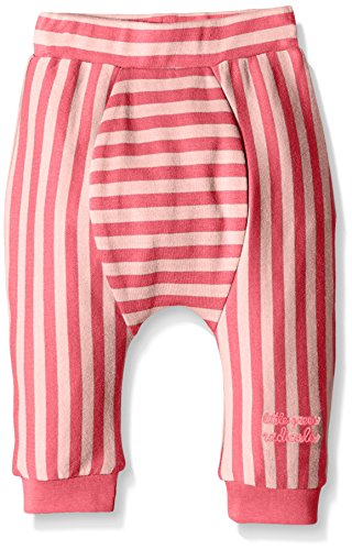 Little Green Radicals Baby-Girls Sunset Stripe Jelly Bean Jogger Trouser, Pink, 12-18 Months