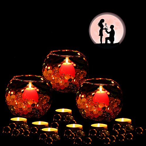 KAKOO 11er 10g Tüten Wasserperlen Aquabead Gelperlen Hydroperlen Magische Kristall Gel Kugel Aqualinos Vasen Füller für Hochzeit Party Decoration Blumenzubehöre Kinder Spielzeug Über 6000 Stücke (Bunt) - 5