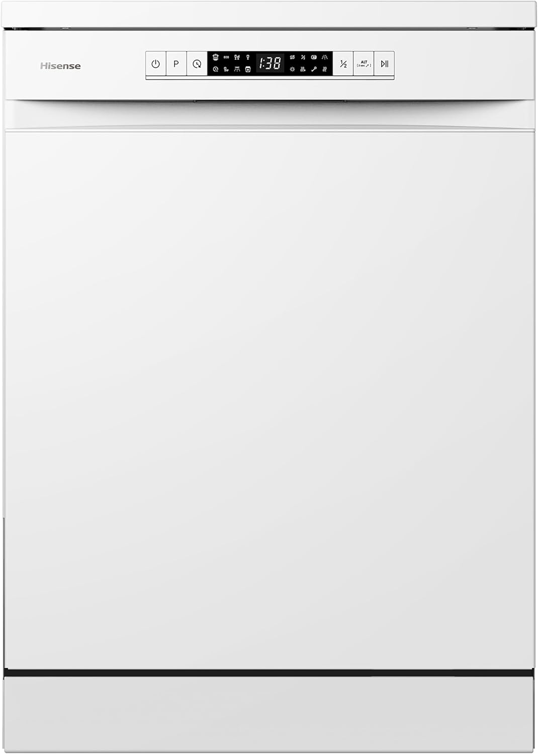 Hisense HS622E90WUK Freestanding Standard Dishwasher 85cm High - E Rated, White, 24 x 23 x 33 inches (L x W x H) [Energy Class E]
