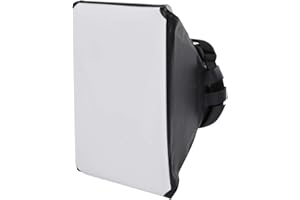 gostcai Universeller Speedlite-Softbox-Diffusor in Rechteckform, leicht und leicht zu transportieren, für Blitzlicht mit Kamerablitz und die meisten externen Digitalkameras mit Blitz