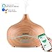 Produktbild RENPHO Luftbefeuchter Aroma Diffuser, 300ml Ultraschall Raumbefeuchter mit APP, Raumluftbefeuchter kompatibel mit Alexa, Google Assistant, WiFi Smart Air Humidifier für Schlafzimmer, Fitnessraum